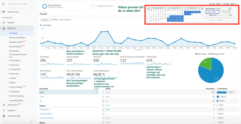 Google-analytics-målgrupp-overblick